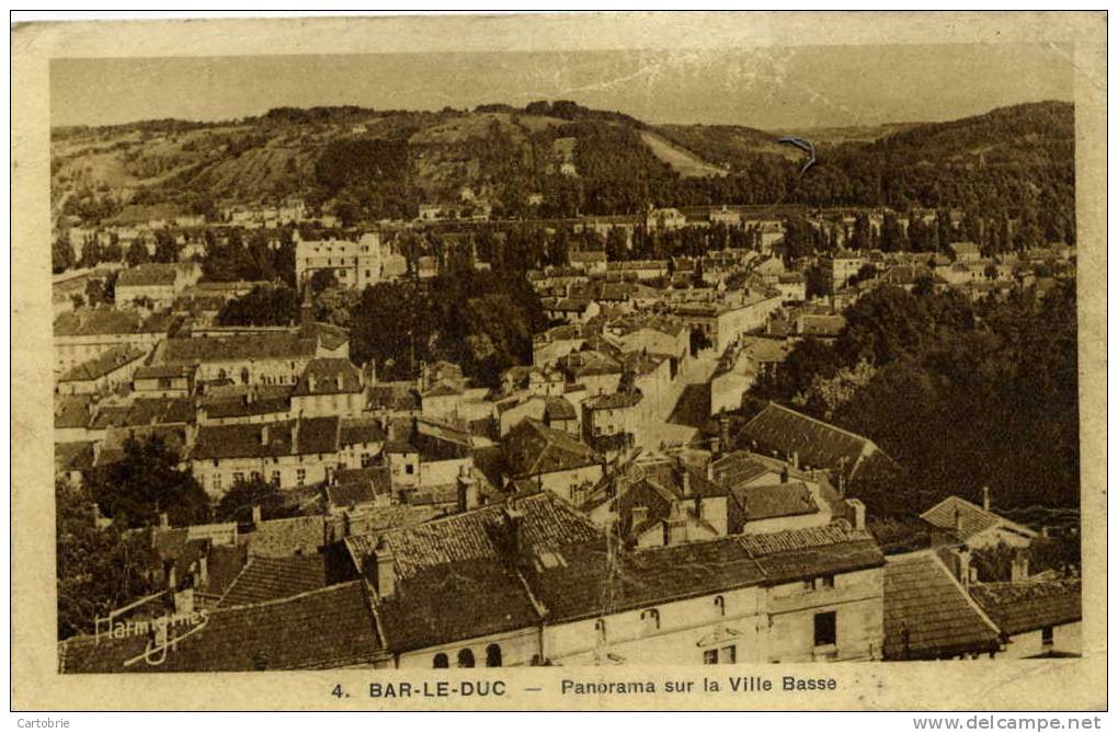 55 -  BAR-le-DUC- Panorama Sur La Ville Basse - Bar Le Duc