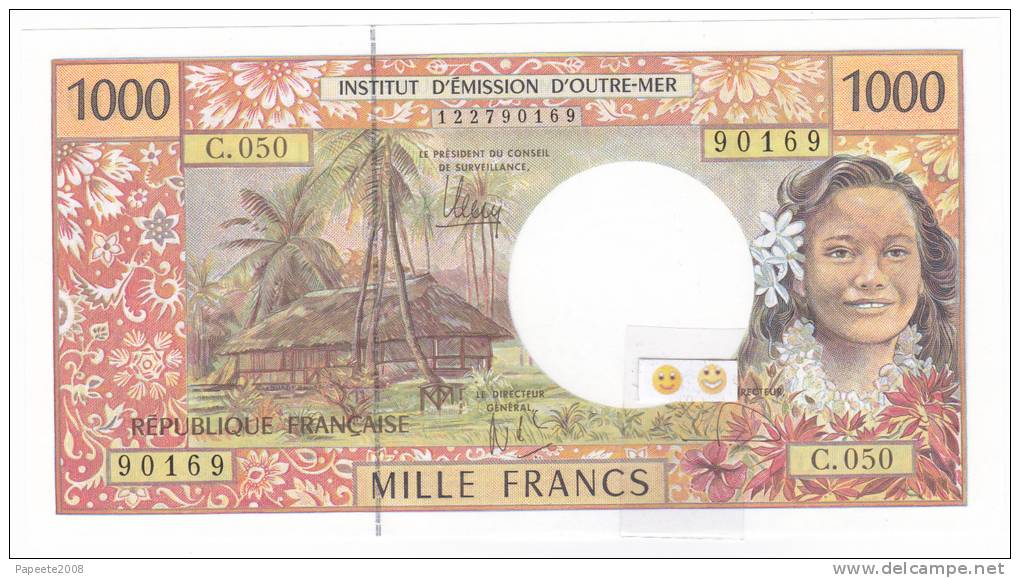 Polynésie Française / Tahiti - 1000 FCFP / C.050 / 2013 / Signatures: De Seze-Noyer-Besse - Neuf / Jamais Circulé - Territoires Français Du Pacifique (1992-...)