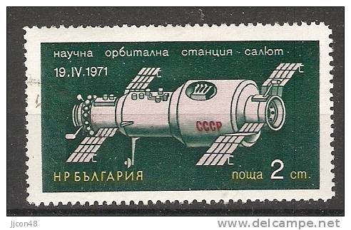 Bulgaria 1971  Space "Salyut"+"Soyuz 11"  (o) Mi.2135 - Gebraucht