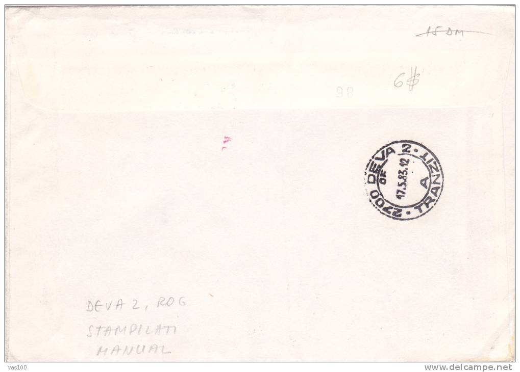 SUBMARINES, SOUS-MARINS, TENDER USS FULTON, SPECIAL POSTMARK ON COVER, 1983, USA - Submarines