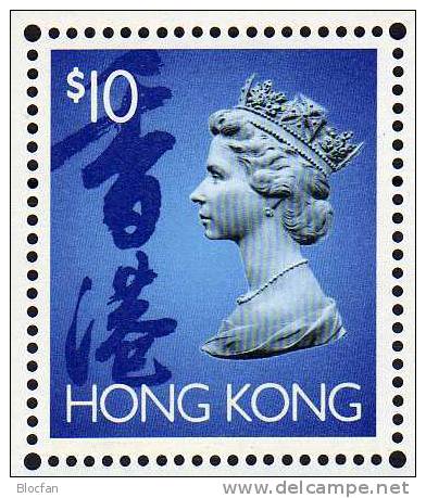 EXPO Kuala Lumpur´92 Hongkong Block 24 ** 10€ Papagei Stilisierte Briefmarken Bf Philatelic Bloc Art Sheet Of HONG KONG - Other & Unclassified