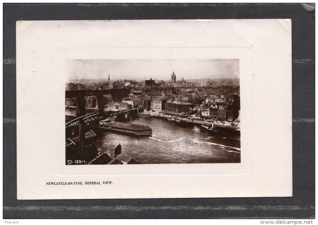 39358     Regno Unito,   Newcastle-on-Tyne  -  General  View,  VG  1908 - Newcastle-upon-Tyne