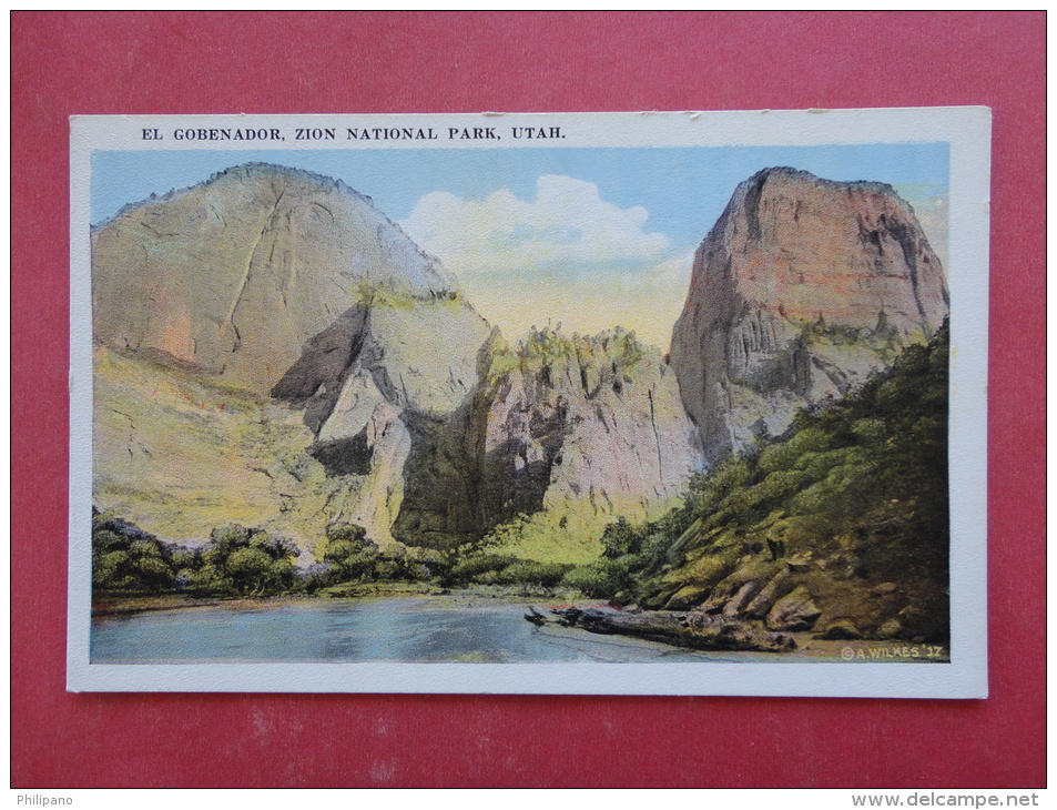 El Gobenador Zion National Park Utah  Not Mailed--- Ref 953 - Altri & Non Classificati