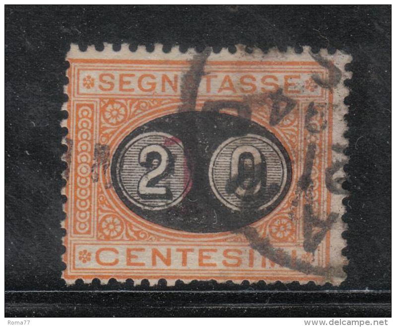 3RG29 - REGNO 1890, Segnatasse Il 20su1 Cent N. 18 - Taxe