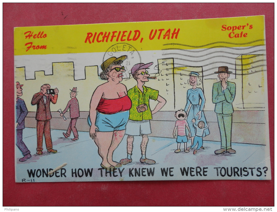 Comic --Richfield Utah  1963 Cancel --- Ref 953 - Altri & Non Classificati