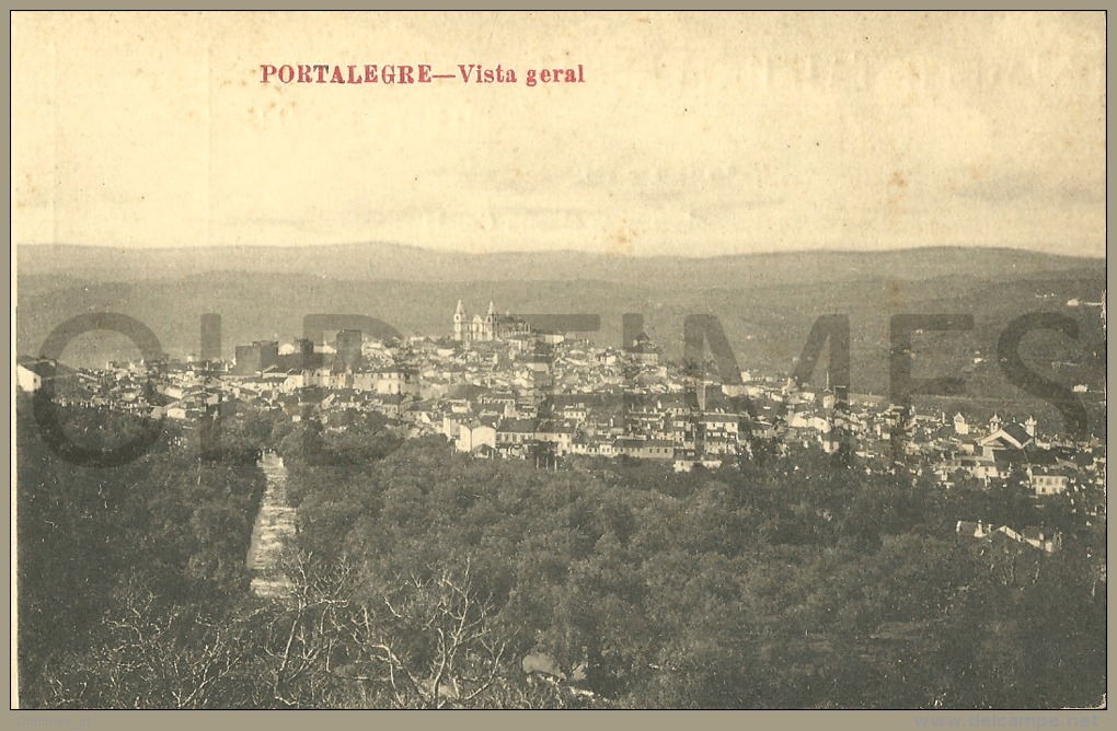 PORTUGAL - PORTALEGRE - VISTA GERAL - 1910 PC.(B) - Portalegre