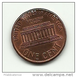1991 - Stati Uniti 1 Cent      ------ - 1959-…: Lincoln, Memorial Reverse