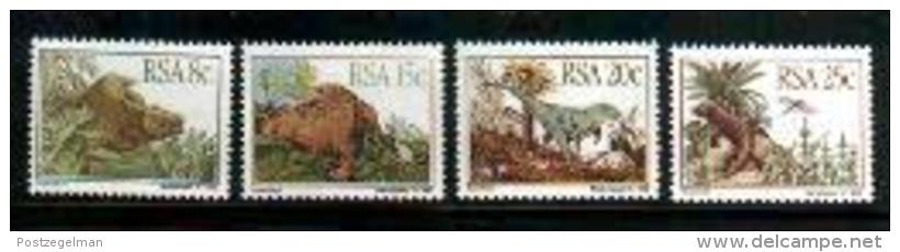 REPUBLIC OF SOUTH AFRICA, 1982, MNH Stamp(s) Prehistoric Animals, Nr(s) 622-625 - Nuovi