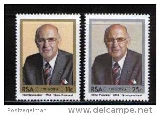 REPUBLIC OF SOUTH AFRICA, 1984, MNH Stamp(s) P.W. Botha, Nr(s) 659-660 - Unused Stamps