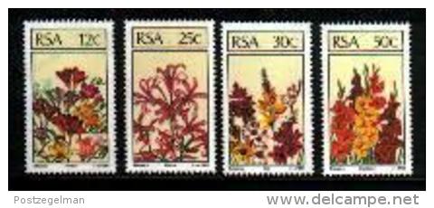REPUBLIC OF SOUTH AFRICA, 1985, MNH Stamp(s) Flowers, Nr(s) 674-677 - Neufs