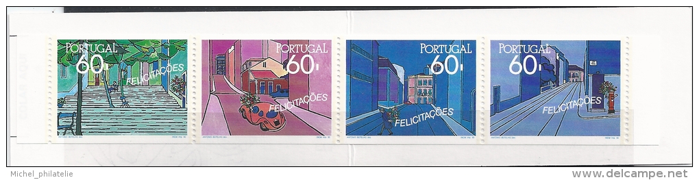 Portugal, Carnet N° 1803 à 1806 ** Neuf, Timbres De Voeux - Booklets