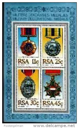 REPUBLIC OF SOUTH AFRICA, 1984, MNH Stamp(s)Military Medals, Block Nr. 16, F3713 - Ungebraucht