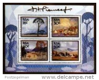 REPUBLIC OF SOUTH AFRICA, 1989, MNH Stamp(s) Paintings Pierneef, Block Nr.23, F3720 - Nuovi