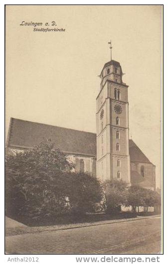 Lauingen A.D. Stadtpfarrkirche Sw Um 1920 - Lauingen