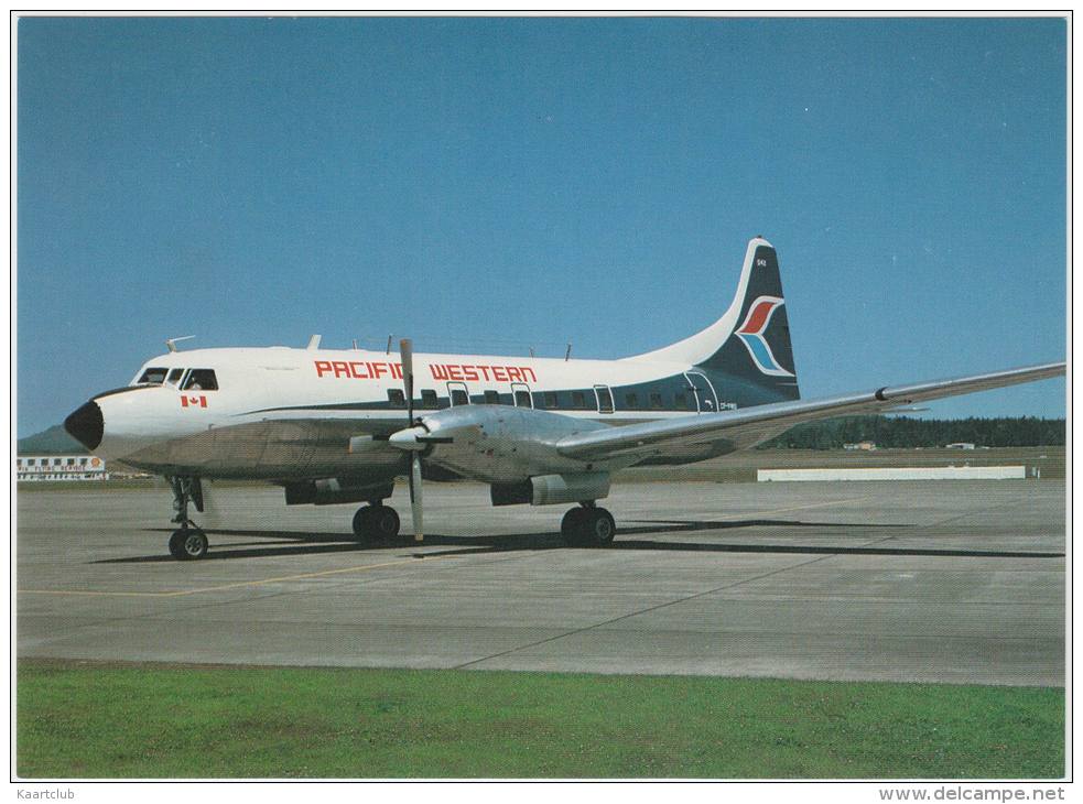 CONVAIR 640 - Pacific Western - Vancouver  -  Transport - Canada - 1946-....: Moderne