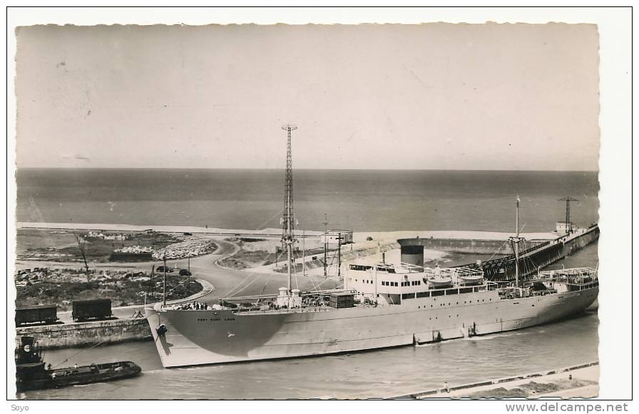 Bateau Bananier Banana Ship  Le Fort St Louis A Dieppe No 12 Edit Galf Timb. Offranville 1952 - Altri & Non Classificati