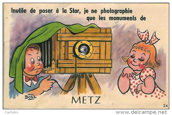 57 METZ Carte Système Inutile De Poser à La Star , Je Ne Photographie Que Les Mmonuments De Metz - Metz