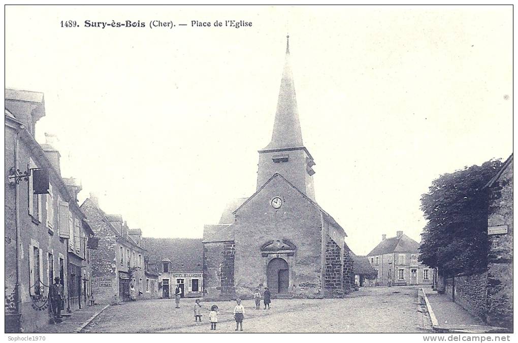 CENTRE - 18 - CHER - SURY-ES-BOIS - Place De L'Eglise - Sury-près-Léré