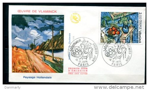 FDC 18/12/76 : VLAMINCK "Paysage Hollandais" - Autres & Non Classés