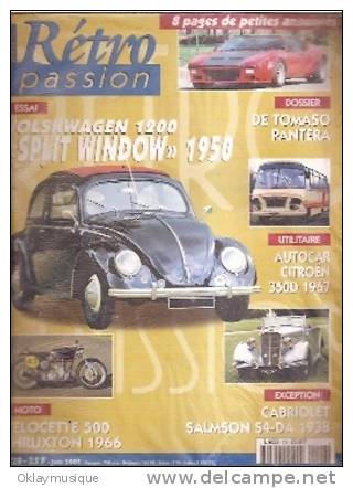 Rétro Passion N°129 (volwagen 1200 Slit Window De 1950) - Literatura & DVD