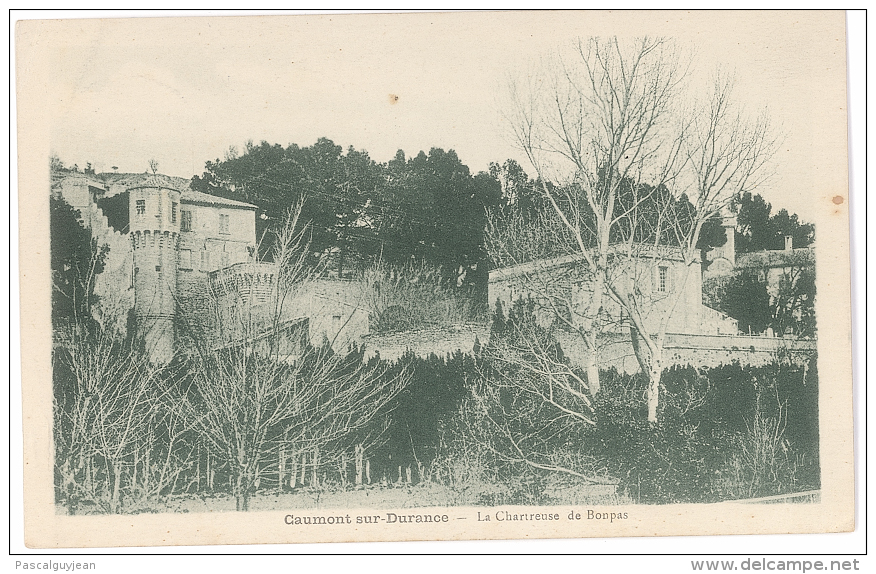 CPA CAUMONT SUR DURANCE - LA CHARTREUSE DE BONPAS - Caumont Sur Durance