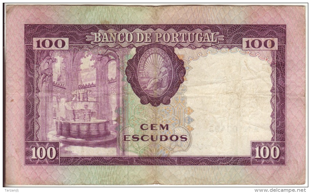 Billet De 100 Escudos Cem (Portugal) 1961 - Portogallo