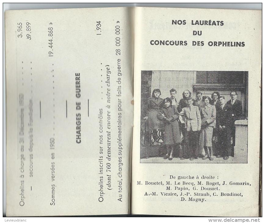 Small : 1941-60 - mini AGENDA calendrier 1948 ORPHELINAT DES CHEMINS DE FER  FRANCAIS 132 Rue du faubourg saint denis PARIS X