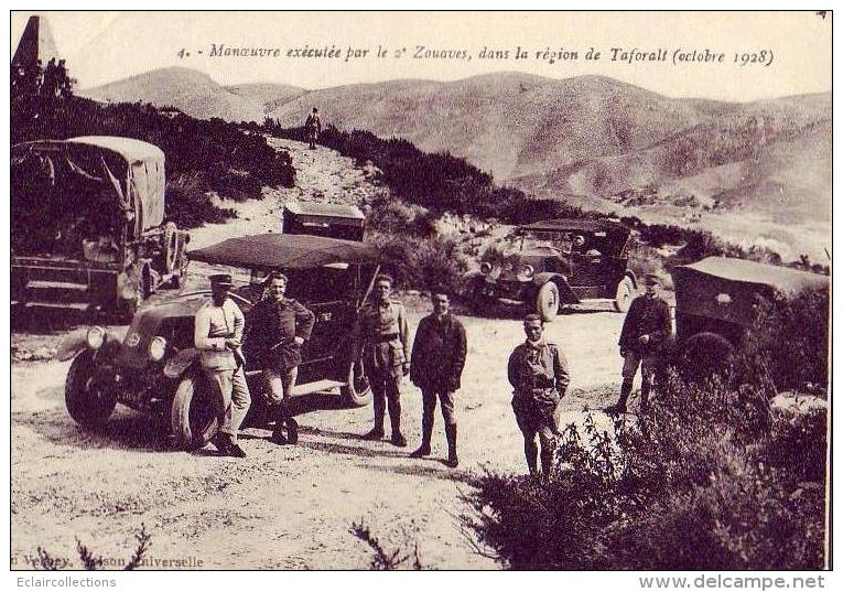 Maroc  Aïn-Taforalt    Manoeuvre Du 2 Eme Zouaves - Andere & Zonder Classificatie