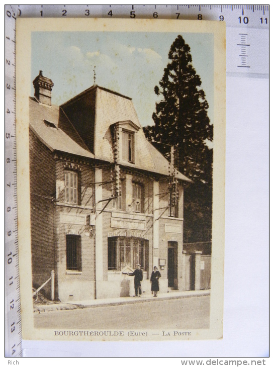 CPA (27) Eure - Bourgtheroulde - La Poste - Bourgtheroulde