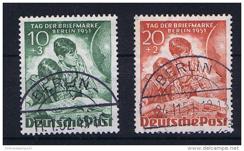 Germany, Berlin: Mi Nr 80 - 81, 1951, Used - Used Stamps