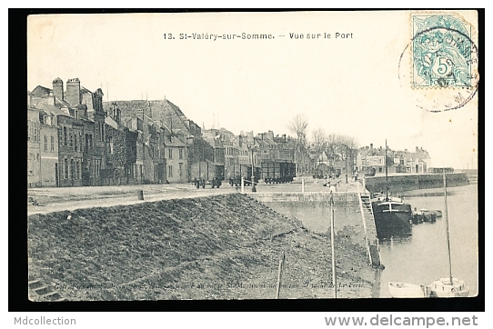 80 SAINT VALERY SUR SOMME / Vue Sur Le Port / Collection Fernand Poidevin, Photo, édit Trouvé Au Bazar  St Martin ... - Saint Valery Sur Somme