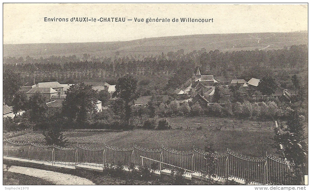 NORD PAS DE CALAIS - 62 - WILLENCOURT Près AUXI LE CHATEAU - Vue Générale - Auxi Le Chateau