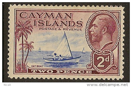 CAYMAN IS 1935 2d KGV SG 100 HM YK232 - Cayman Islands