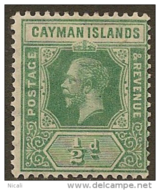 CAYMAN IS 1912 1/2d KGV SG 41 HM YK161 - Kaimaninseln