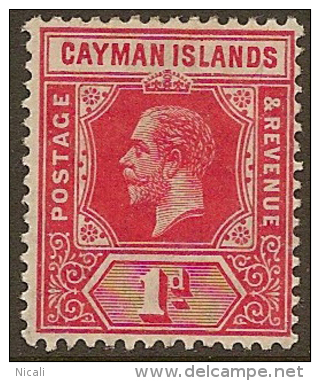 CAYMAN IS 1912 1d KGV SG 42 HM YK162 - Cayman (Isole)