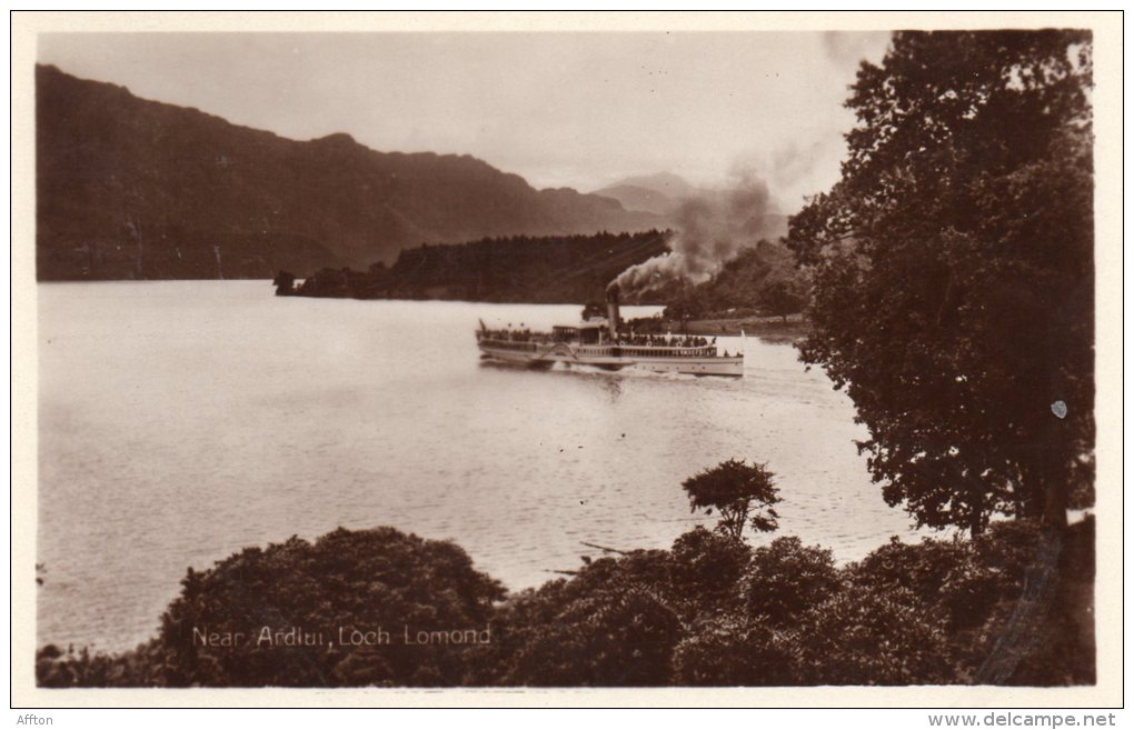 Ship Loch Lomond Old Postcard - Dunbartonshire
