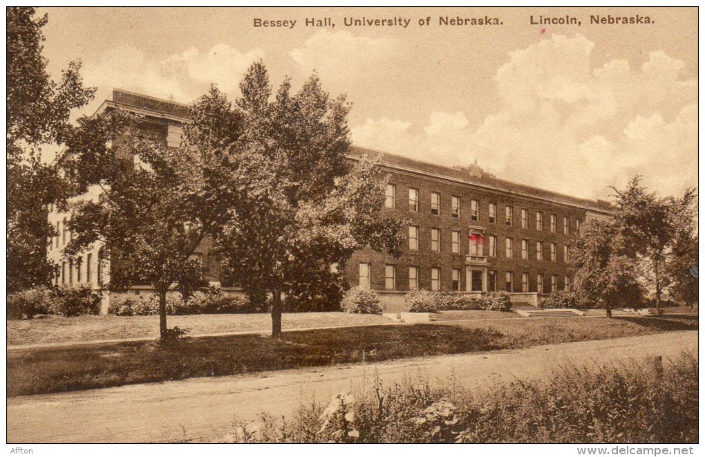 Lincoln NE Bessey Hall University Of Nebraska Old Postcard - Lincoln