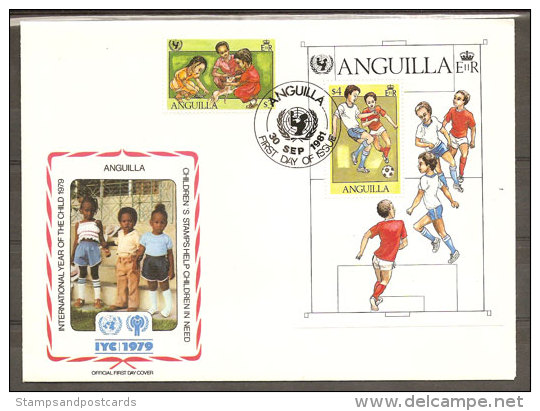 Anguilla FDC Année Internationale De L´Enfant 1979 Anguilla FDC Int. Year Of The Child IYC - Anguilla (1968-...)