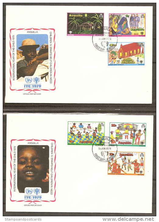 Anguilla FDC Année Internationale De L´Enfant 1979 Anguilla FDC Int. Year Of The Child IYC - Anguilla (1968-...)