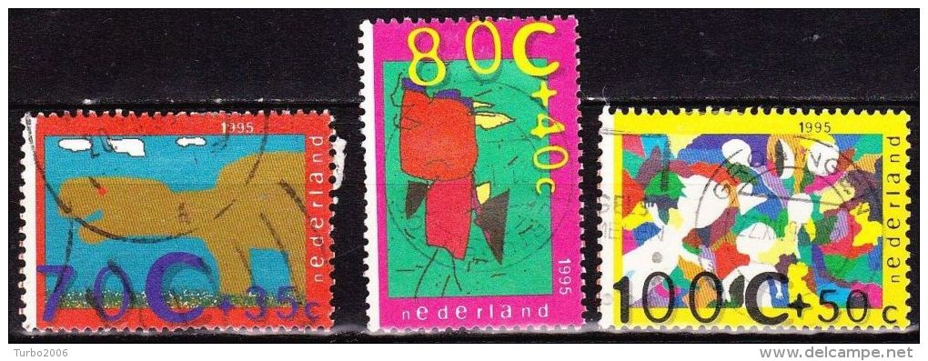 1995 Kinderzegels Gestempelde Serie NVPH 1658 / 1660 - Oblitérés