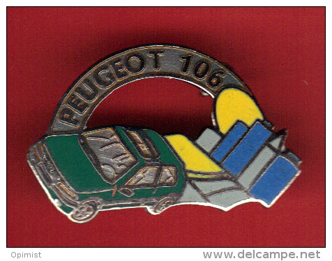 28522-pin's Peugeot 106.signé Demons Et Merveilles. - Peugeot