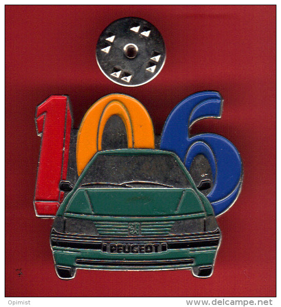 28523-pin's Peugeot 106.signé Pin's Up. - Peugeot