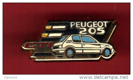 28531-pin's Peugeot 205 GTI.signé Helium - Peugeot