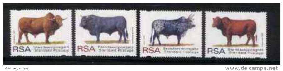 REPUBLIC OF SOUTH AFRICA, 1997, MNH Stamp(s) Rinder  Nr(s.) 1079-1082 - Ungebraucht