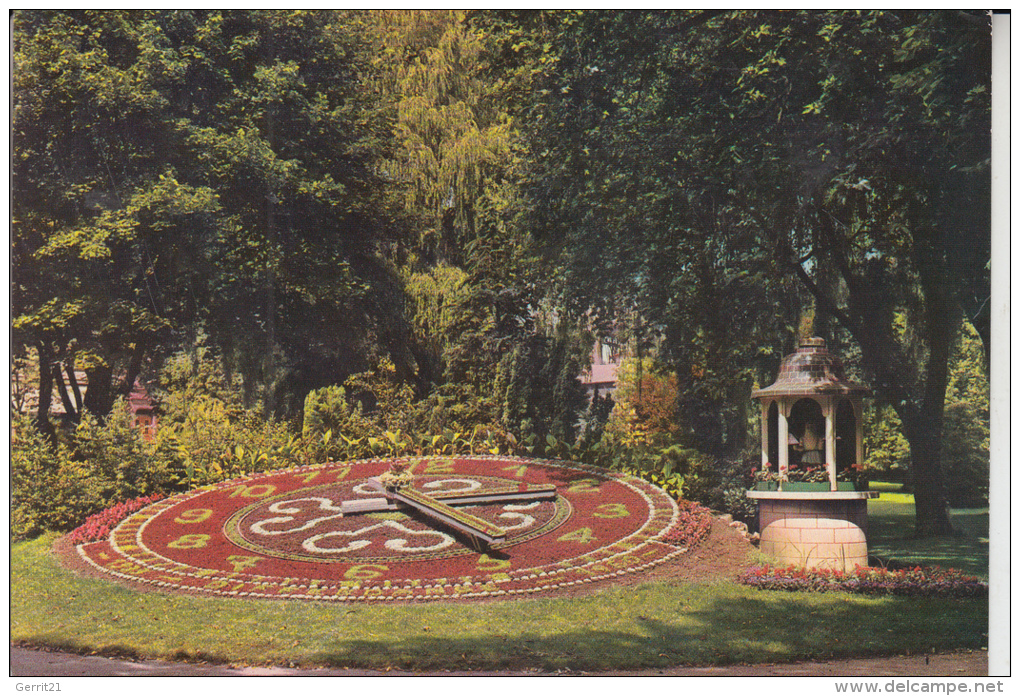 L 4500 DIFFERDINGEN / DIFFERDANGE, Blumenuhr/Horloge Fleurie/Bloem Klok, Parc De Gerlache 1964 - Esch-Alzette