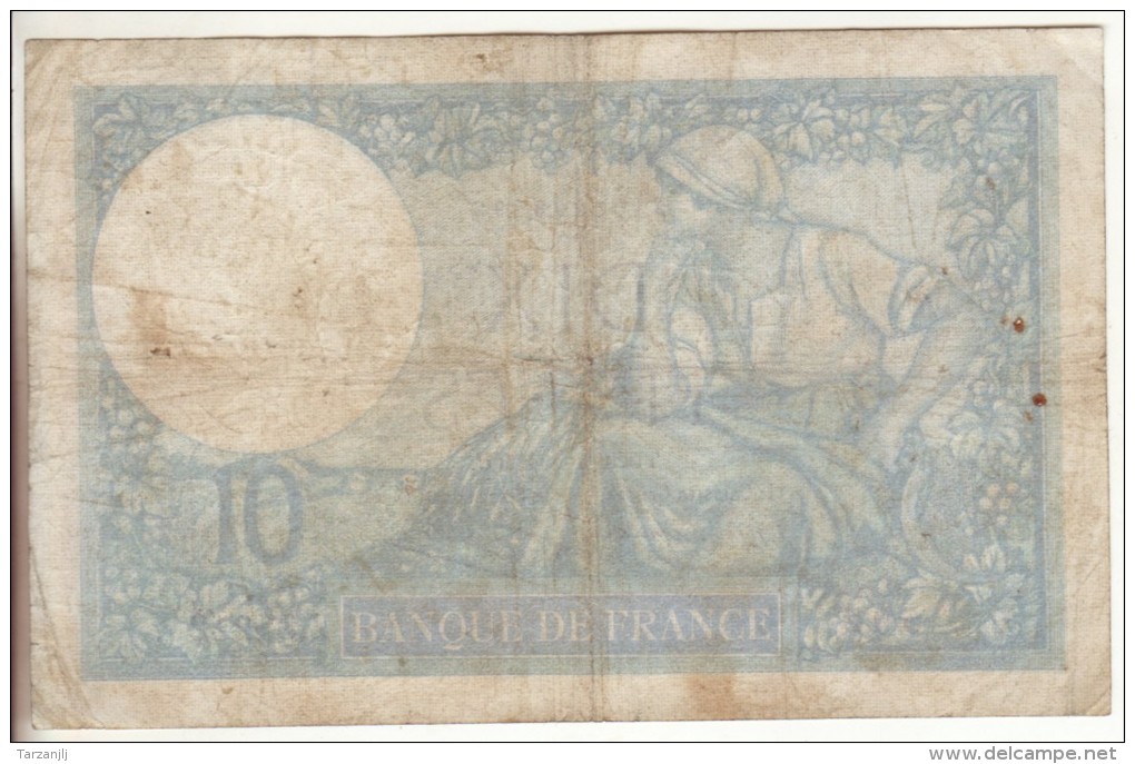 Billet De 10 Francs Minerve 16/1/1941 - 10 F 1916-1942 ''Minerve''