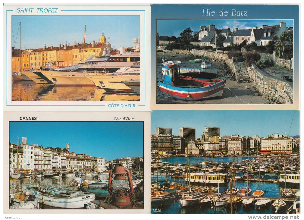 11 POSTCARDS: BATEAUX & PORT - FRANCE - Boten/Schepen/Haven / Boats & Ships / Harbour / Boten/Schiffe/Hafen - (4 Scans) - 5 - 99 Cartes