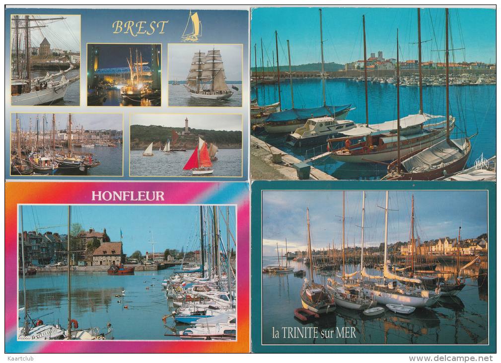 11 POSTCARDS: BATEAUX & PORT - FRANCE - Boten/Schepen/Haven / Boats & Ships / Harbour / Boten/Schiffe/Hafen - (4 Scans) - 5 - 99 Postkaarten