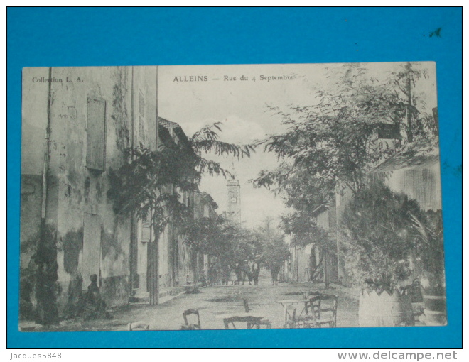 13) Alleins - Rue Du 4 Septembre - Année  - EDIT - L.A - Alleins