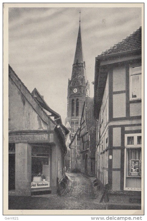 3070 NIENBURG, Alt Nienburg Mit Kirche 1960 - Nienburg
